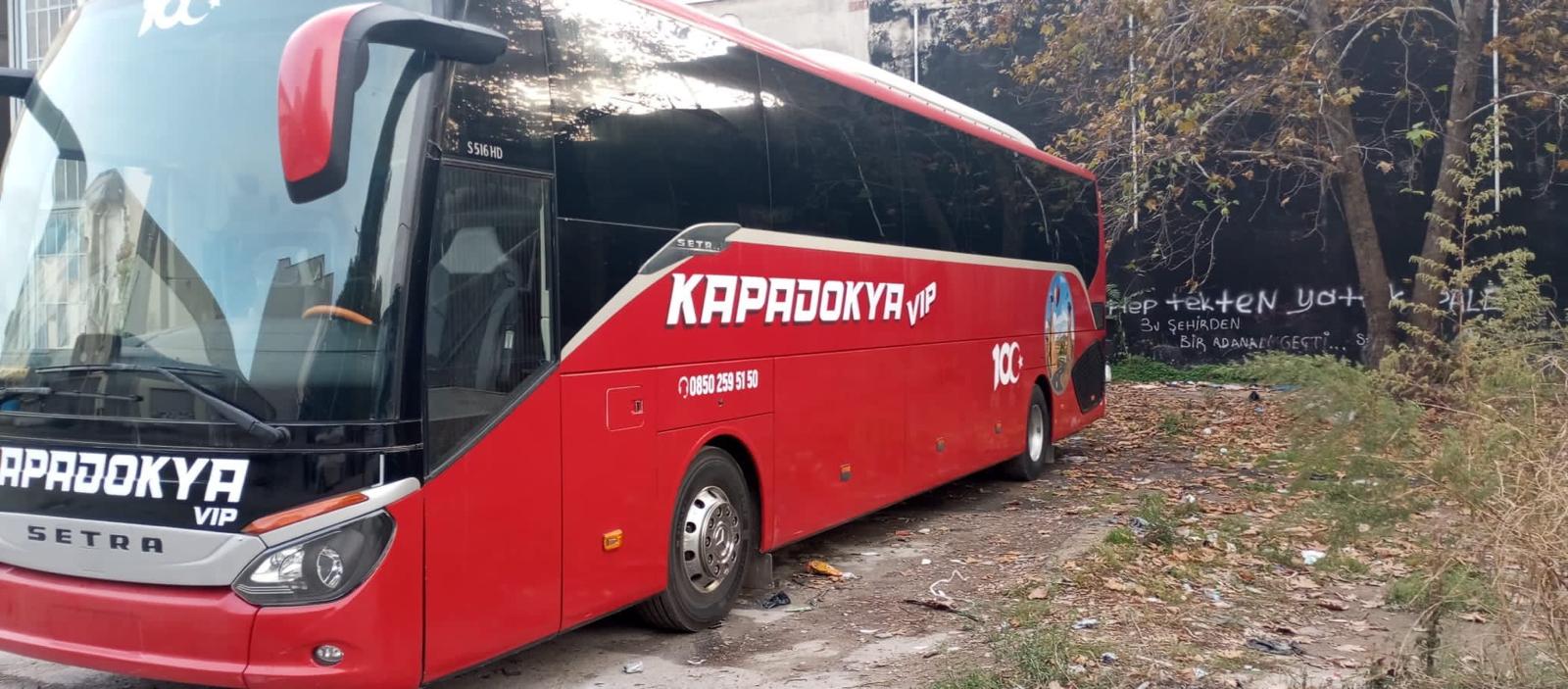 Kapadokya VIP coach side view